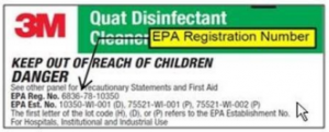 Disinfectants EPA registered