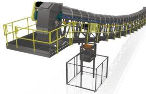Conveyor Belt System Solutions - Gravity Takeup System
