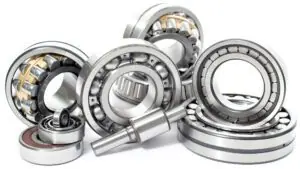 An image of various types of roller bearings.