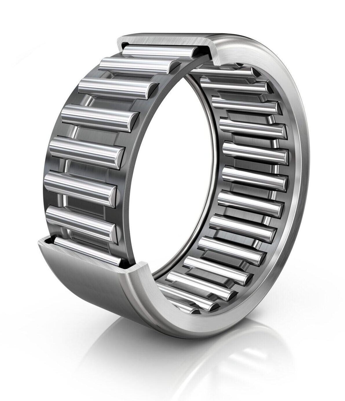 A needle roller bearing with cross section is shown.