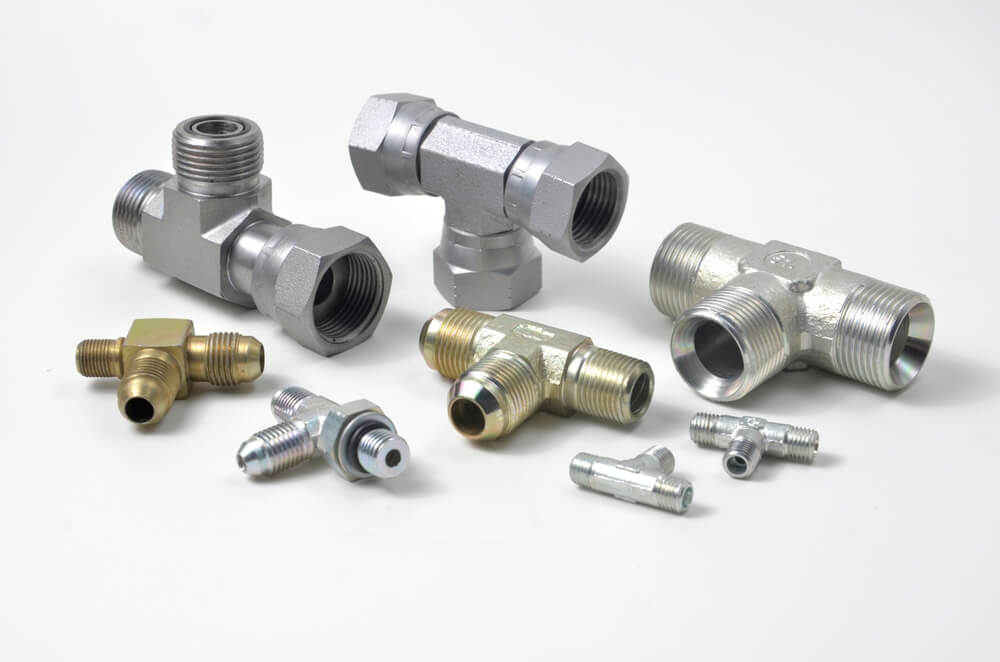 T-type hydraulic hose fittings